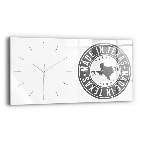 Üvegóra vízszintesen Texas bélyegző