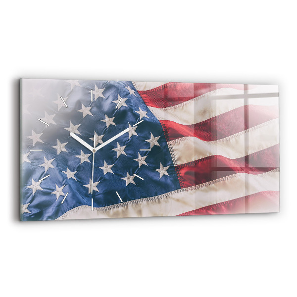 Vízszintes üvegóra Amerikai zászló