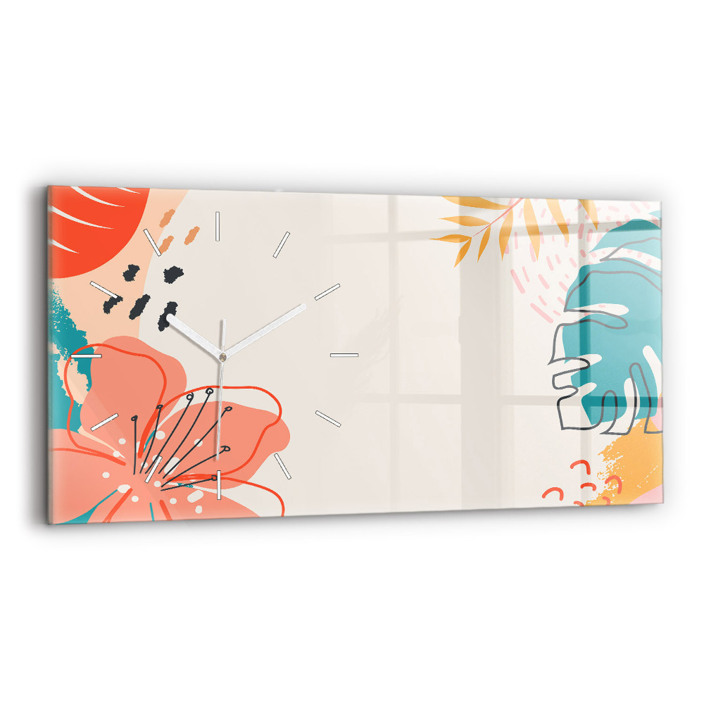 Vízszintes üvegóra Hawaii növények