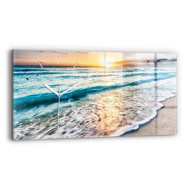 Üvegóra vízszintesen Strand, tenger és homok