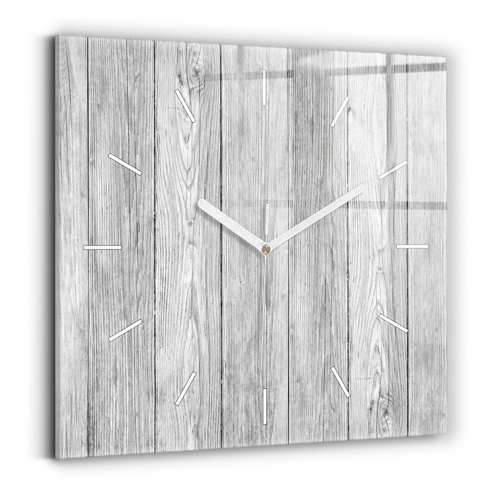 Szögletes fali üvegóra Fából készült panelek