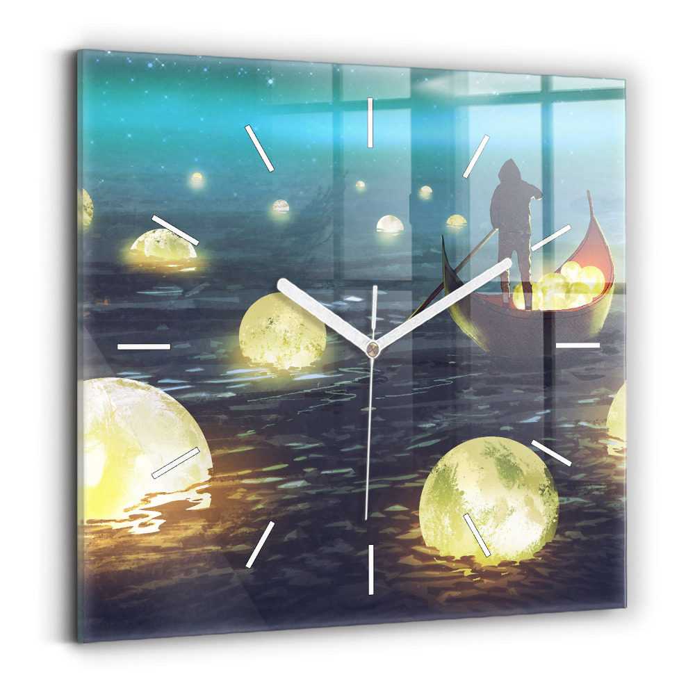 Szögletes üvegóra Absztrakció