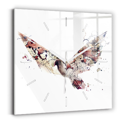 Szögletes fali üvegóra Absztrakt nézet