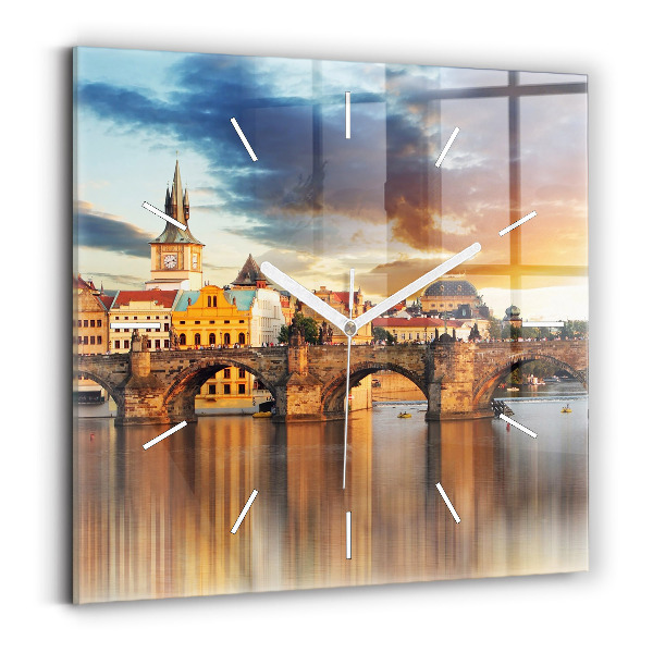 Szögletes üvegóra Panoráma a folyóra