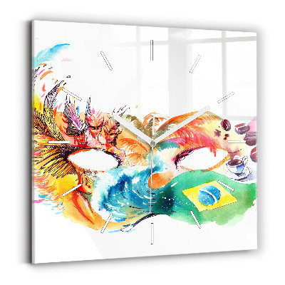 Szögletes fali üvegóra Kultúra - Brazília zászlaja