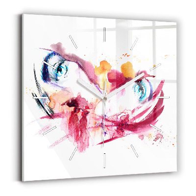 Szögletes üvegóra Romantikus pár