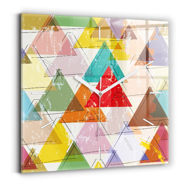 Szögletes üvegóra Geometrikus háromszögek