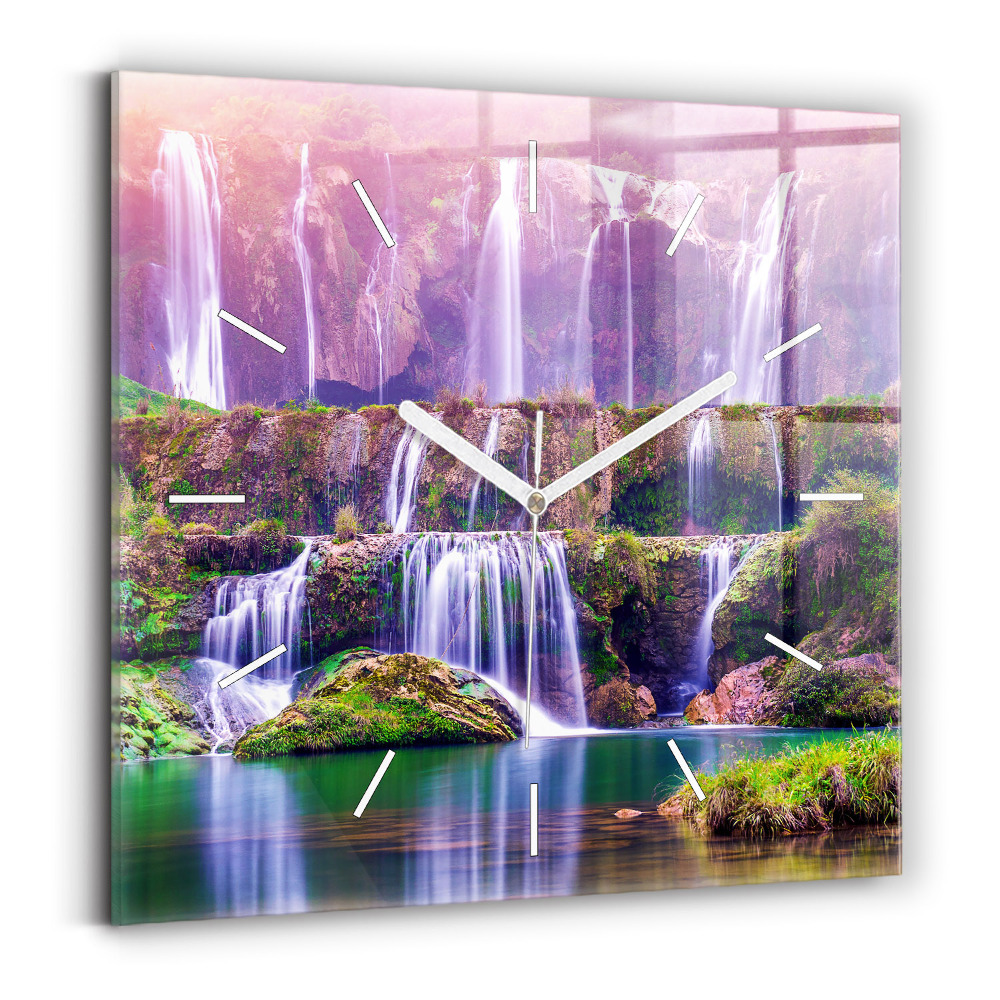 Szögletes üvegóra Jiulong vízesés Kína