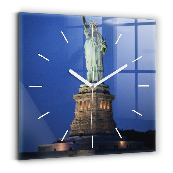 Szögletes üvegóra Szabadságszobor New Yorkban