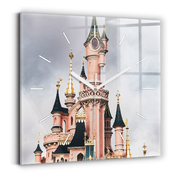 Szögletes üvegóra Disneyland kastélya Párizsban