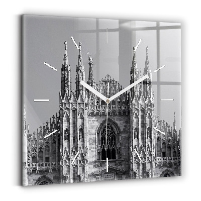 Szögletes fali üvegóra Duomo Di Milano székesegyház