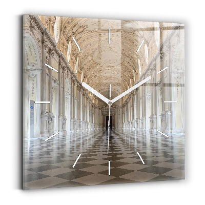 Szögletes üvegóra La Veneria Reale Múzeum