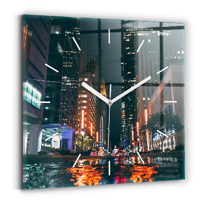 Szögletes üvegóra Hilton Hotel Houstonban