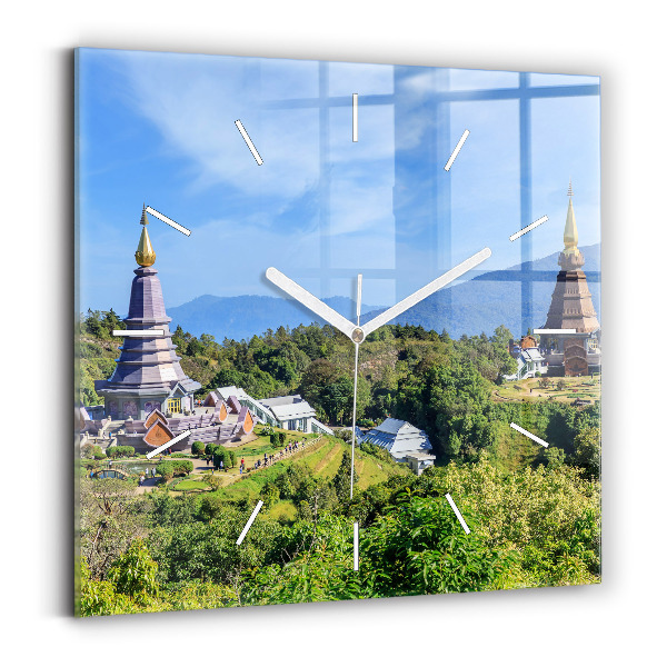 Szögletes fali üvegóra Chiang mai nemzeti park