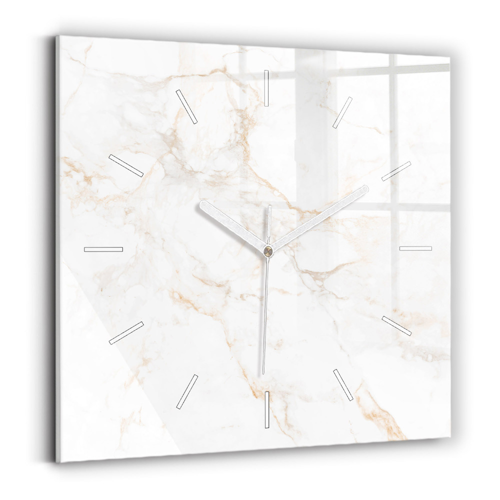 Szögletes üvegóra Elegáns márvány