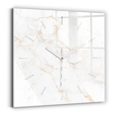 Szögletes üvegóra Elegáns márvány