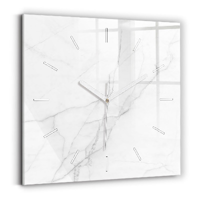 Szögletes üvegóra Dekoratív márvány
