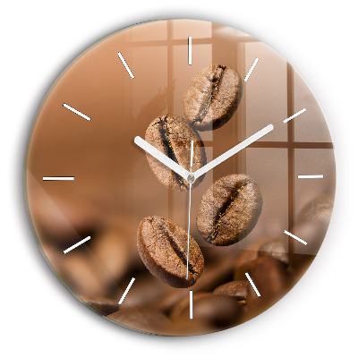 Kerek fali üvegóra Absztrakt színek