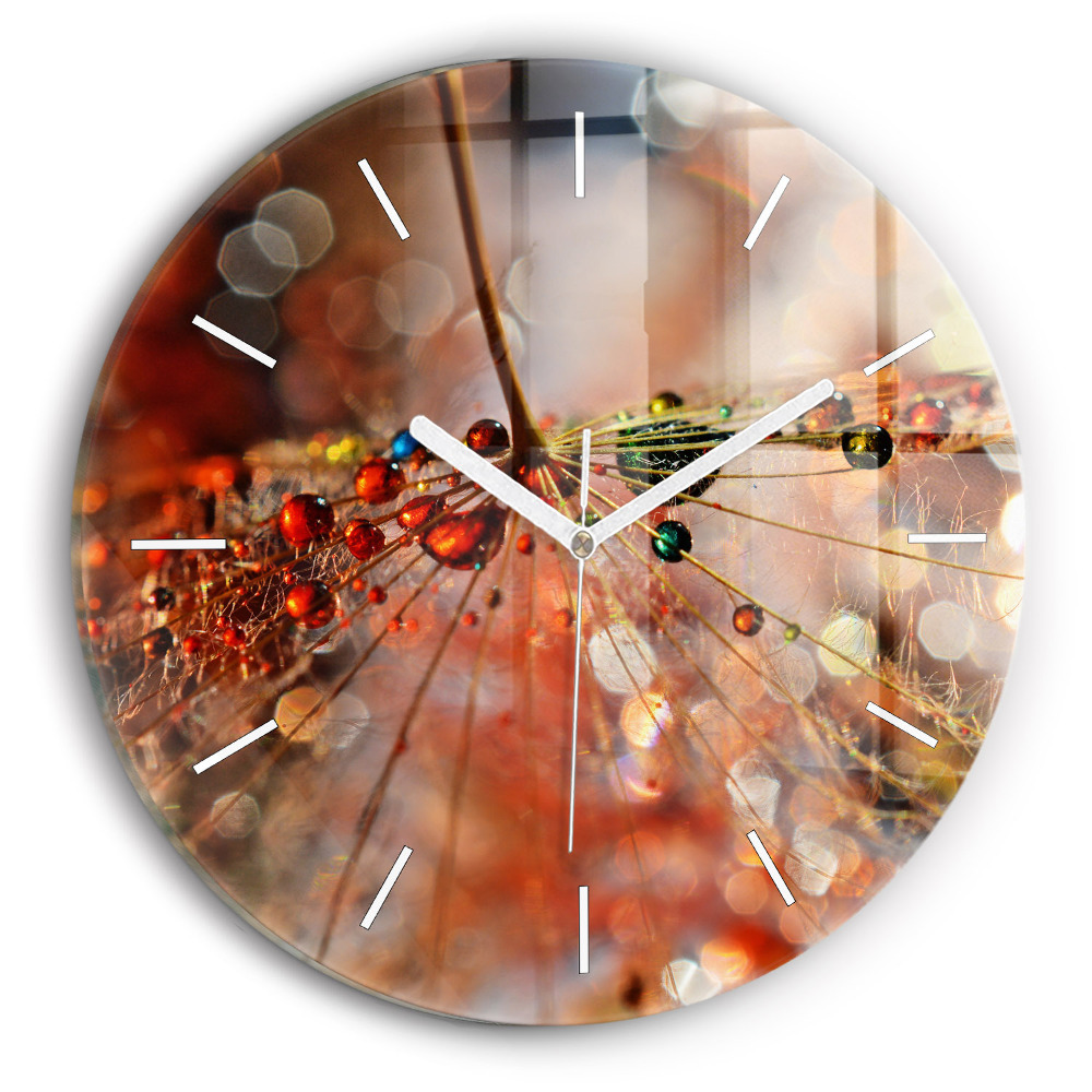 Kerek fali üvegóra Fújó harmattal