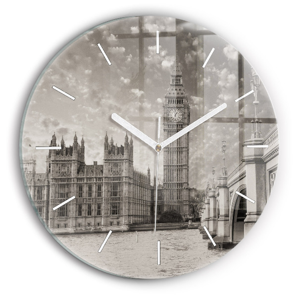 Kerek üvegóra London Big Ben