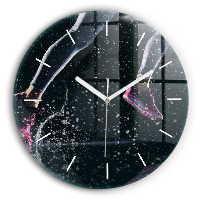 Kerek üvegóra Egészséges életmód - futás