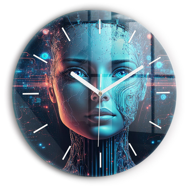 Kerek fali üvegóra Mesterséges intelligencia