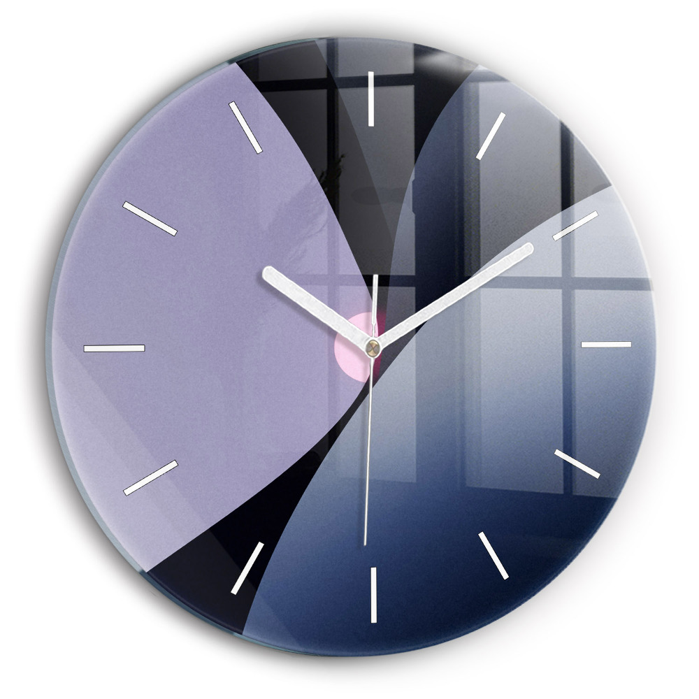 Kerek üvegóra Absztrakt nap