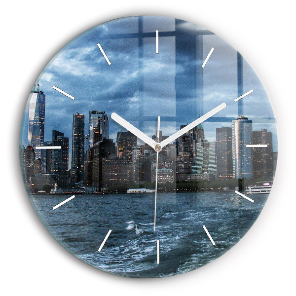 Kerek üvegóra Panoráma New York