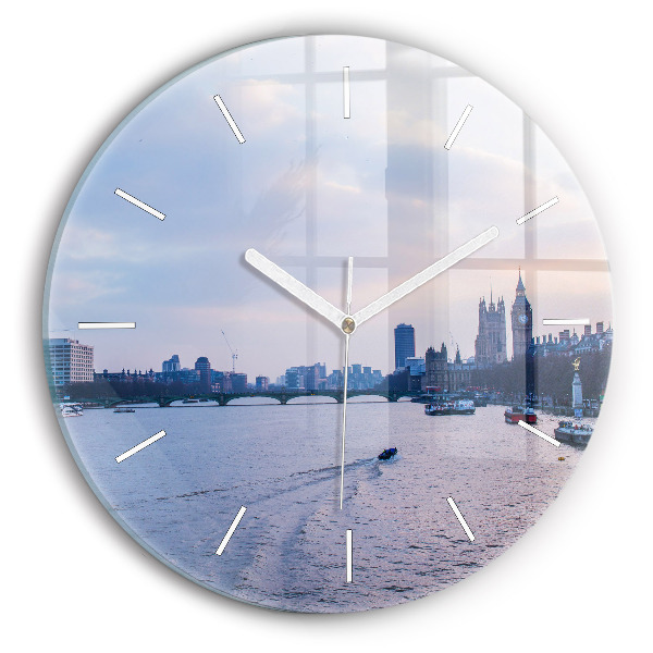 Kerek fali üvegóra London Eye városi panoráma