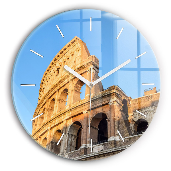 Kerek üvegóra Colosseum Rómában