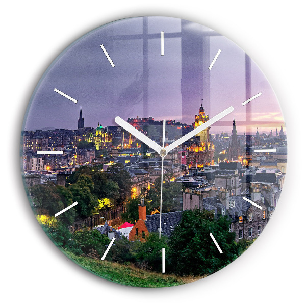 Kerek üvegóra Edinburgh a Calton Hillről