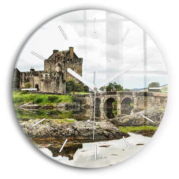 Kerek üvegóra Eilean Donan kastély Skócia