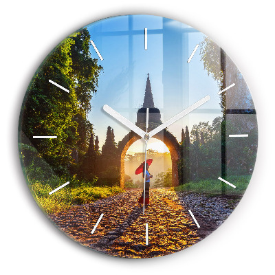 Kerek üvegóra Surat Thani Park Thaiföld