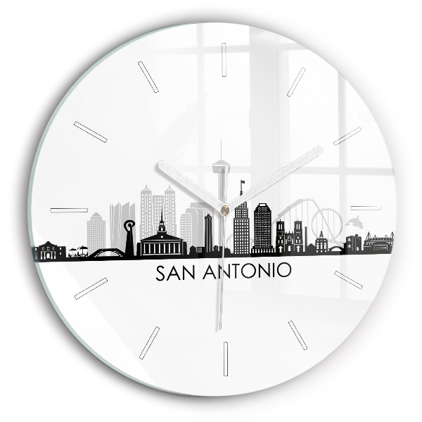 Kerek üvegóra San Antonio városa Texas államban