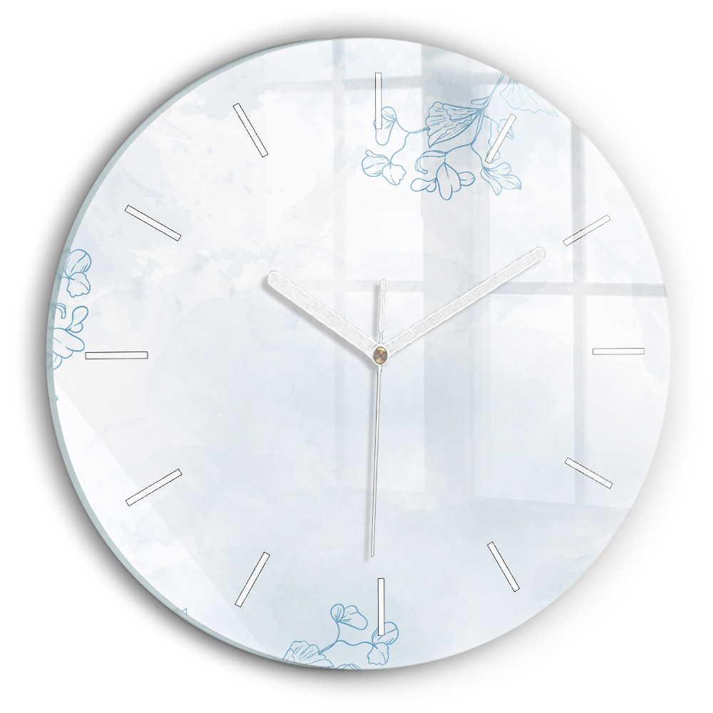 Kerek üvegóra Növények vázlata