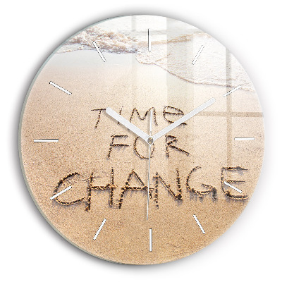 Kerek üvegóra Idézet a tengerparton