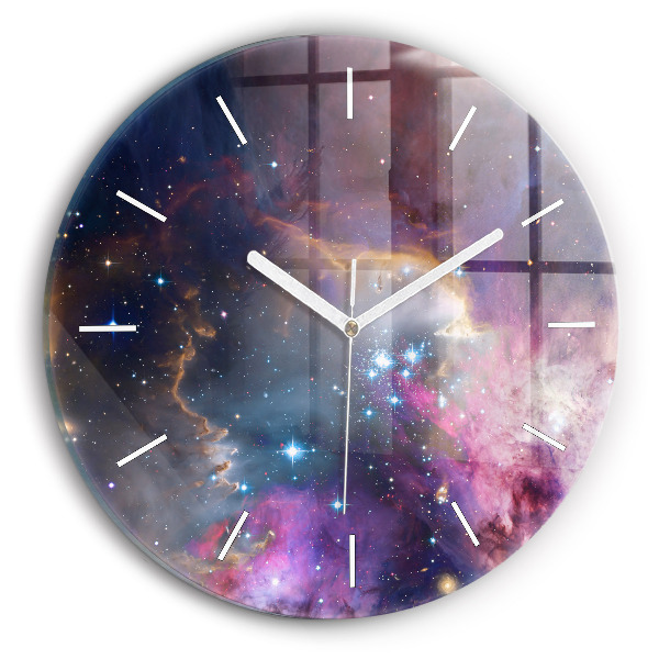 Kerek üvegóra Galaxis és csillagok